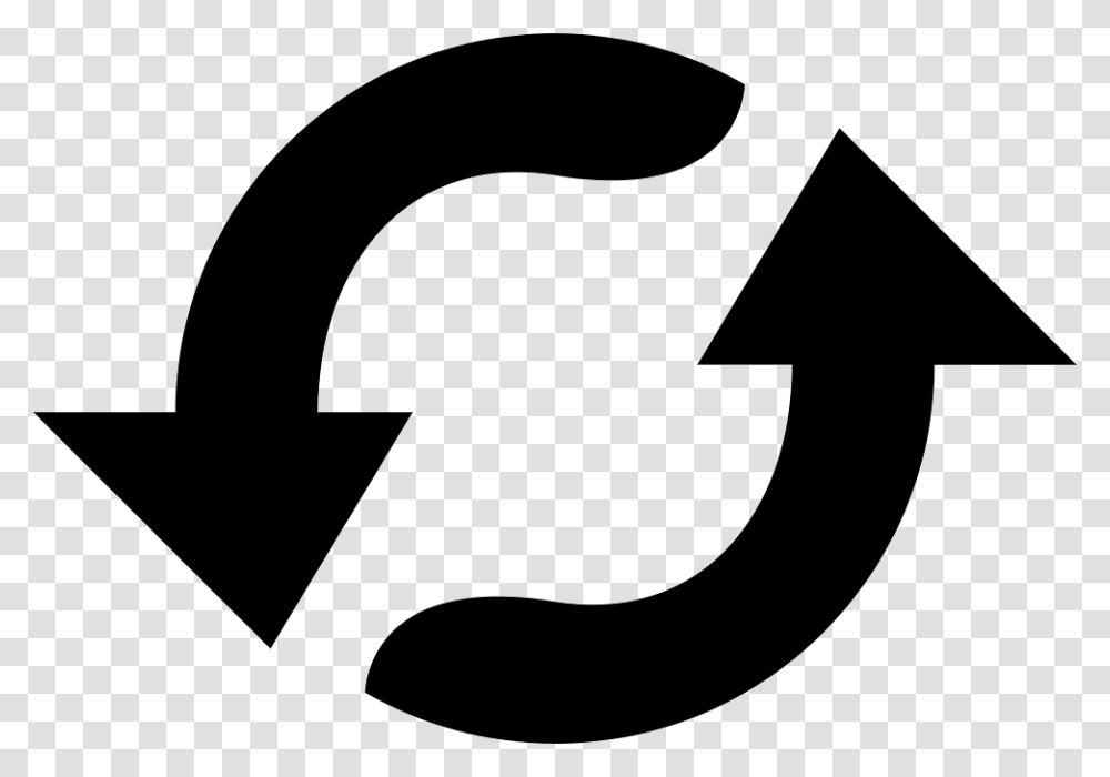 Rush Arrow Up Arrow Down, Recycling Symbol, Stencil, Axe Transparent Png