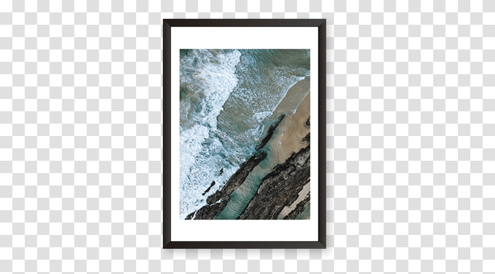 Rushing Sea Waves Picture Frame, Nature, Outdoors, Water, Rug Transparent Png
