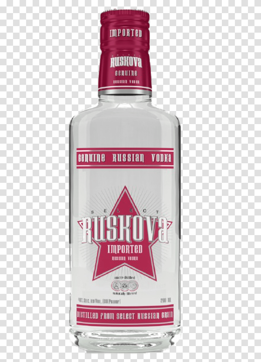 Ruskova Vodka 200 Ml, Liquor, Alcohol, Beverage, Drink Transparent Png