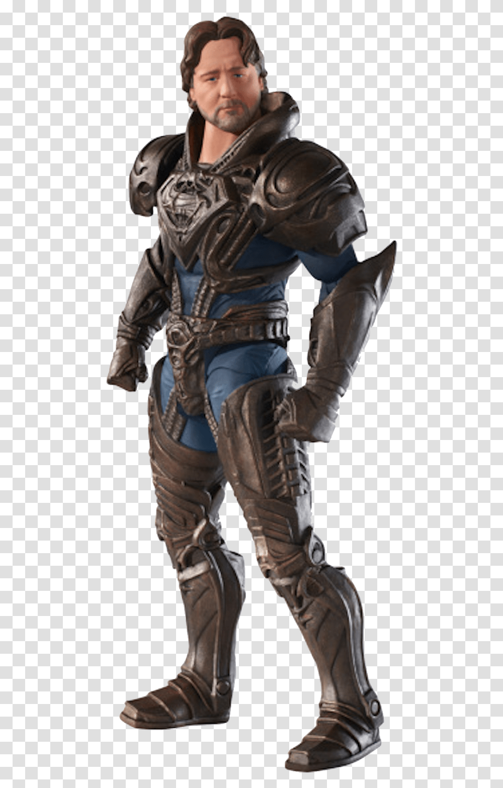 Russell Crowe Will Be Sporting Some Heavy Duty Armor Man Of Steel Jor El Suit, Person, Footwear, Face Transparent Png