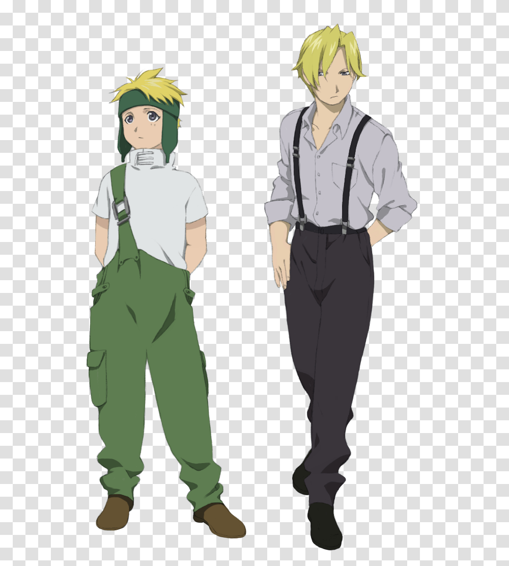 Russell Tringham And Fletcher Tringham Drawn By Shiro Cartoon, Person, Human, Suspenders Transparent Png