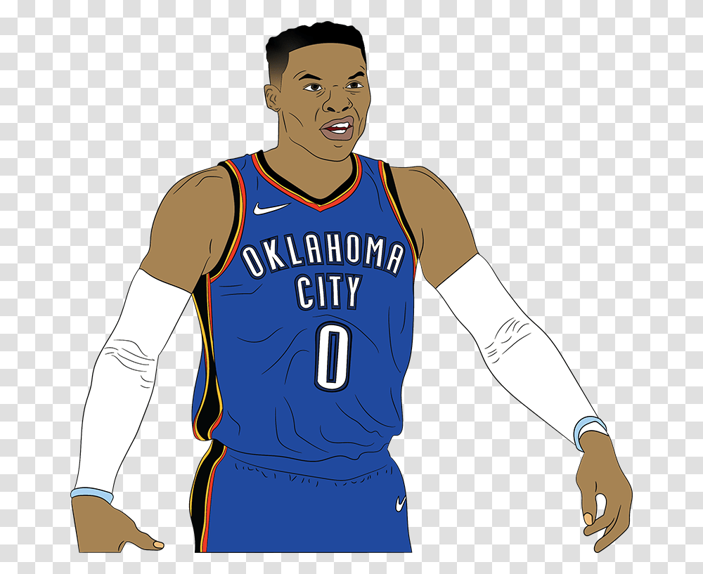 Russell Westbrook, Person, Shirt, People Transparent Png