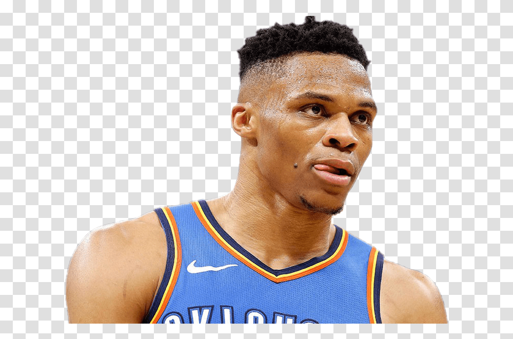 Russell Westbrook Download Image Russell Westbrook, Person, Face, Man Transparent Png