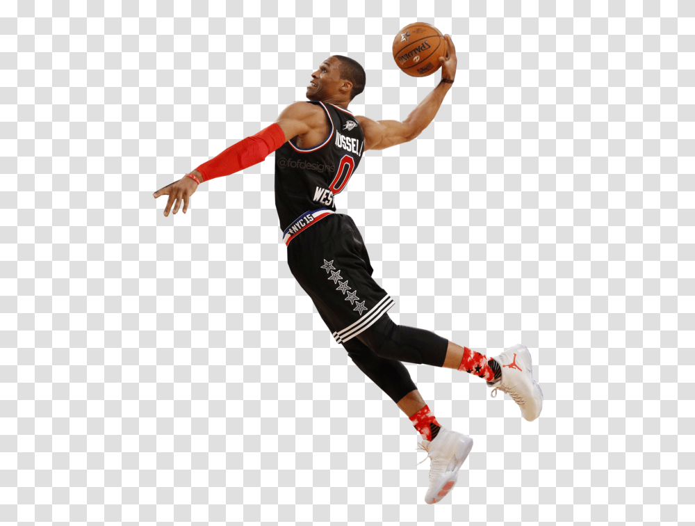 Russell Westbrook Dunk Russell Westbrook, People, Person, Human, Team Sport Transparent Png