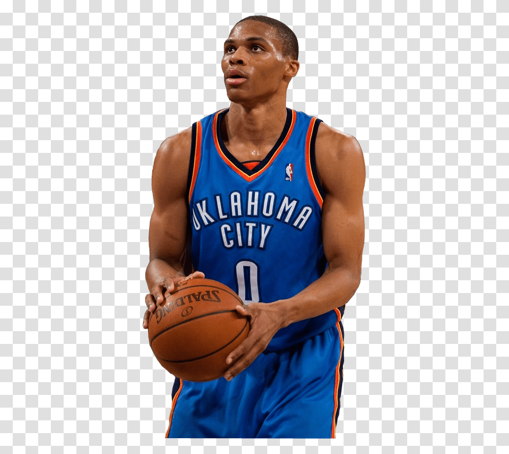 Russell Westbrook Ready Oklahoma City Thunder Season, Person, People, Team Sport Transparent Png