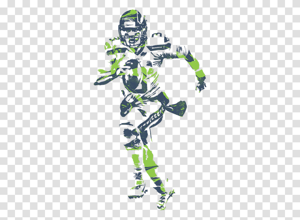 Russell Wilson Pixlart, Helmet, Person, Animal Transparent Png