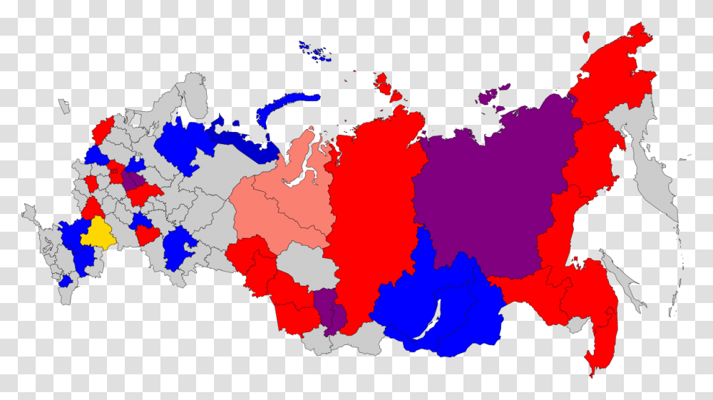 Russia 2018 Election Map, Diagram, Atlas, Plot Transparent Png