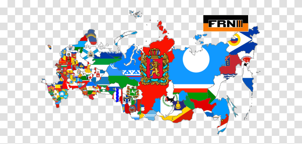 Russia Broken Up Ten Countries 85 Federal Subjects Of The Russian Federation, Map, Diagram, Plot, Atlas Transparent Png