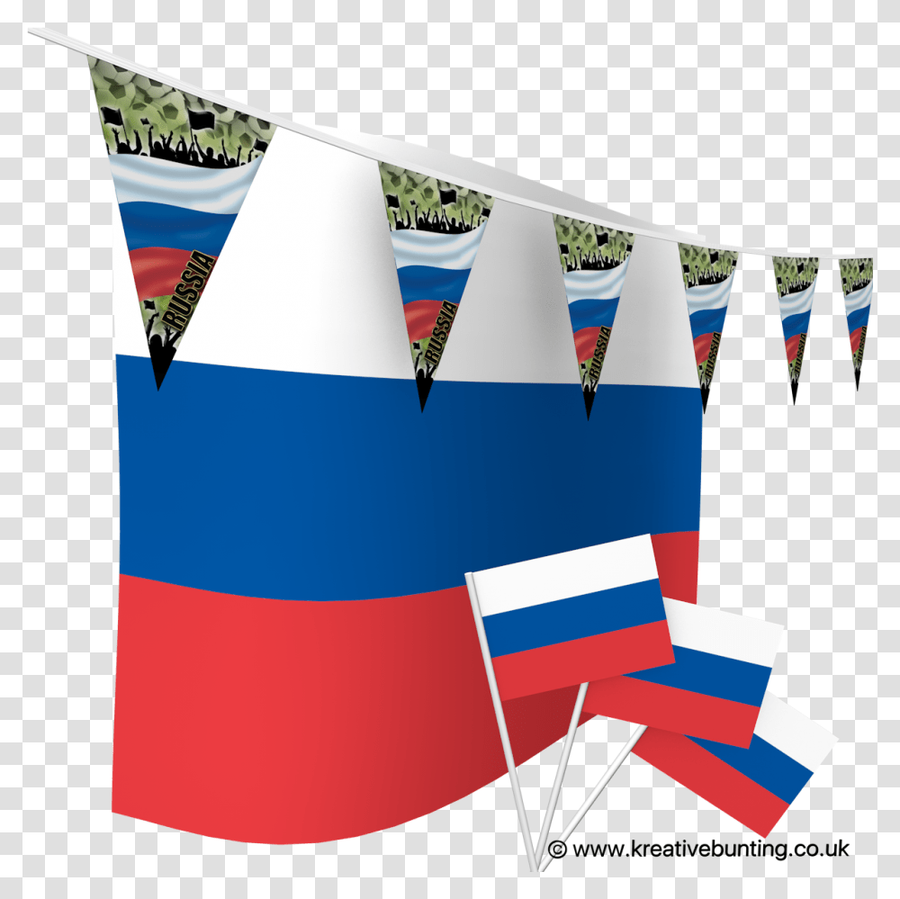 Russia Football Bunting & Flags Bundle Clip Art, Symbol, Text, Poster, Advertisement Transparent Png