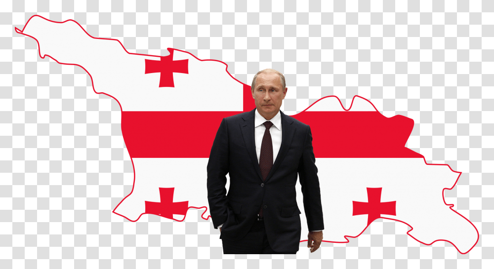 Russia Seizes More Georgian Land Only 400 Meters Remain Georgian Flag, Tie, Person, Vehicle, Transportation Transparent Png