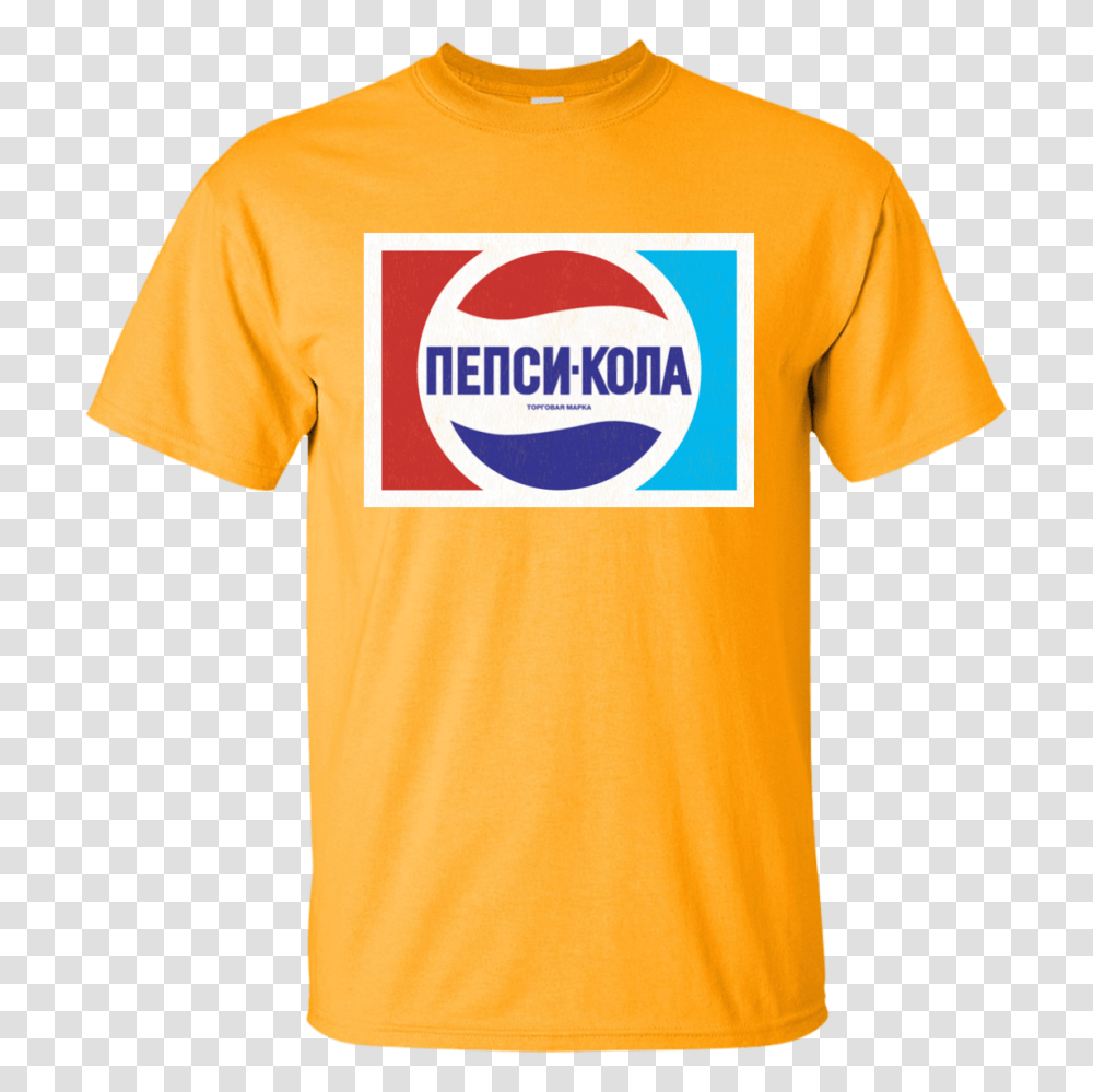 Russia Ussr Soviet Union Pepsi Cola Retro Logo Cyrillic, Apparel, T-Shirt Transparent Png