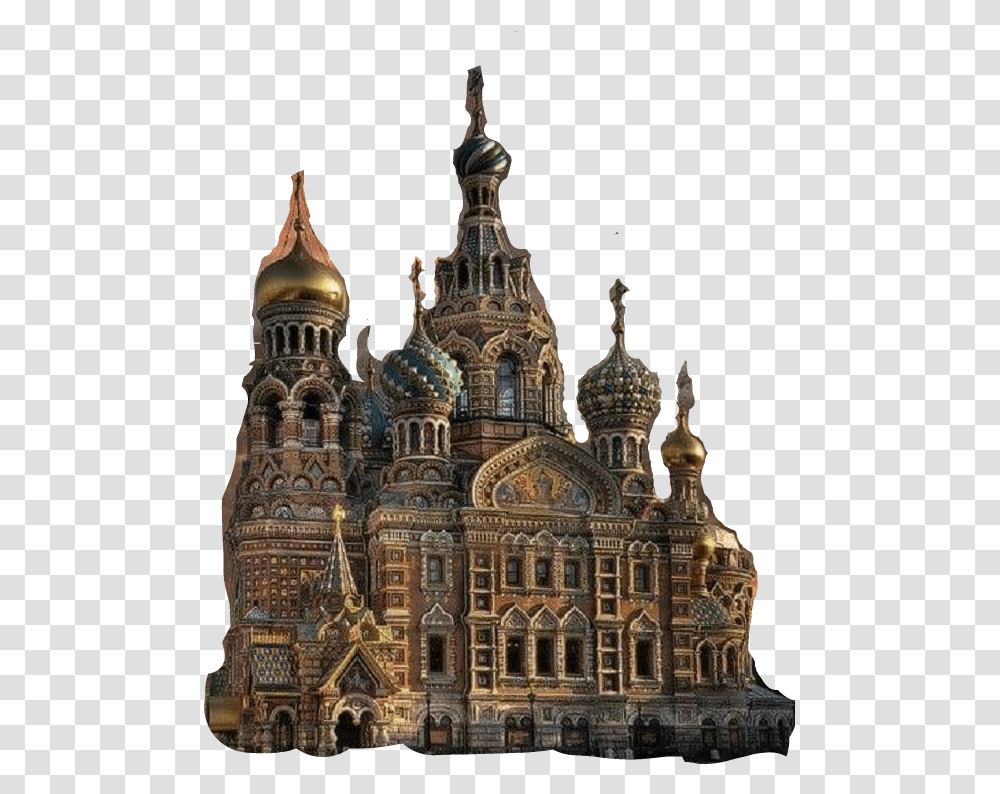 Russian Architecture Castle Church Of The Savior On Blood, Cathedral, Building, Dome, Metropolis Transparent Png