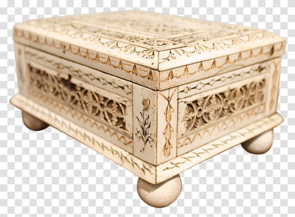 Russian Carved Box, Ivory, Treasure Transparent Png