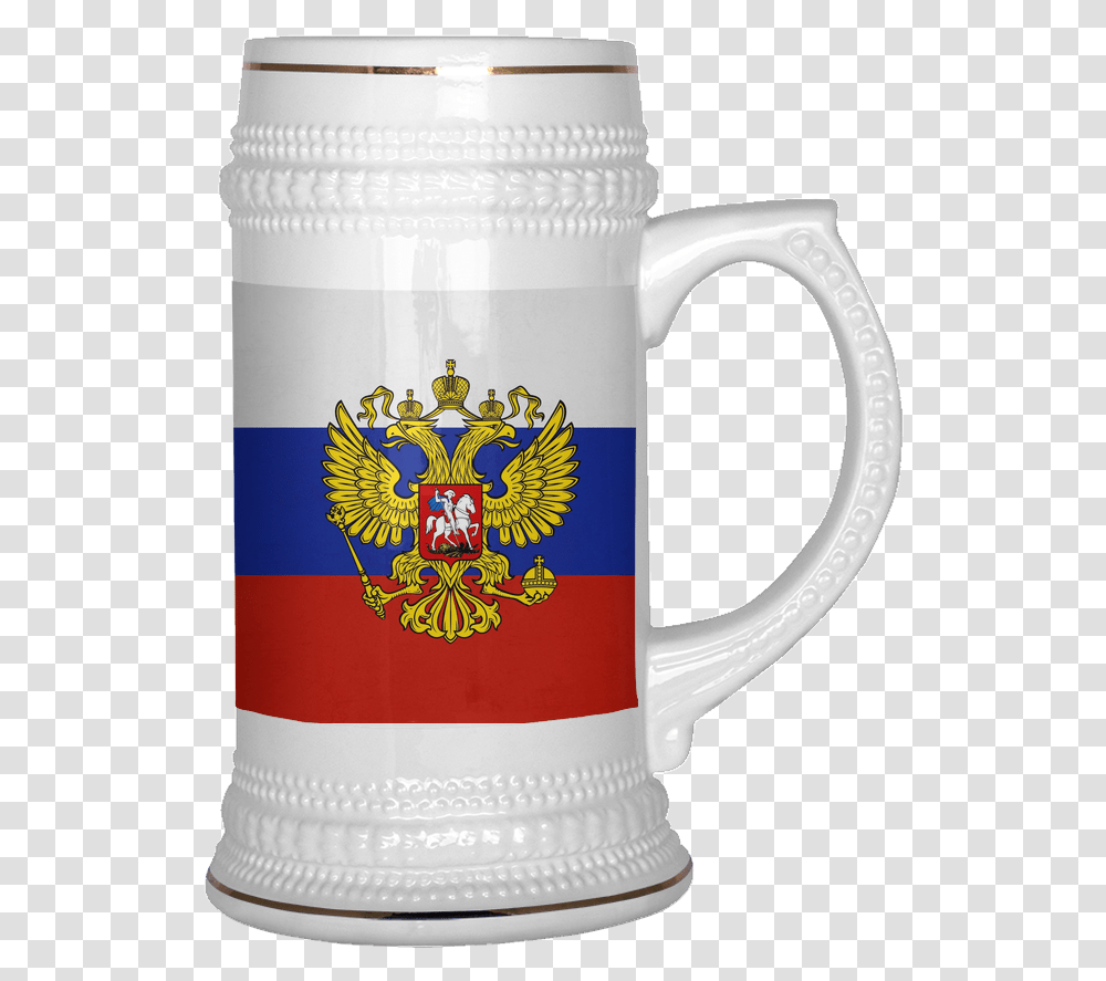 Russian Coat Of Arms 22oz Beer Stein Beer Mug Fathers Day Mug Designs, Jug, Wedding Cake, Dessert, Food Transparent Png
