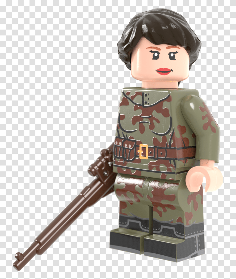 Russian Female Sniper Lego Ww1 German Soldiers, Toy, Doll, Samurai Transparent Png