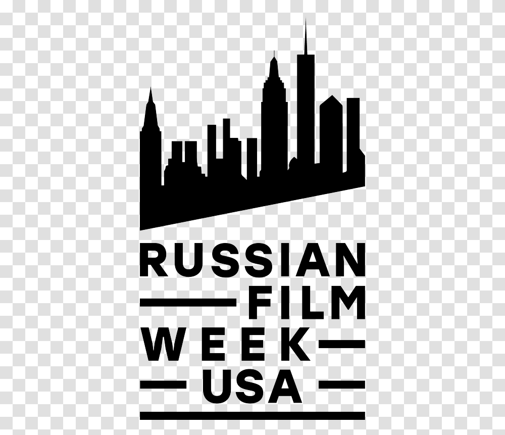 Russian Film Week Usa Skyline, Alphabet, Number Transparent Png