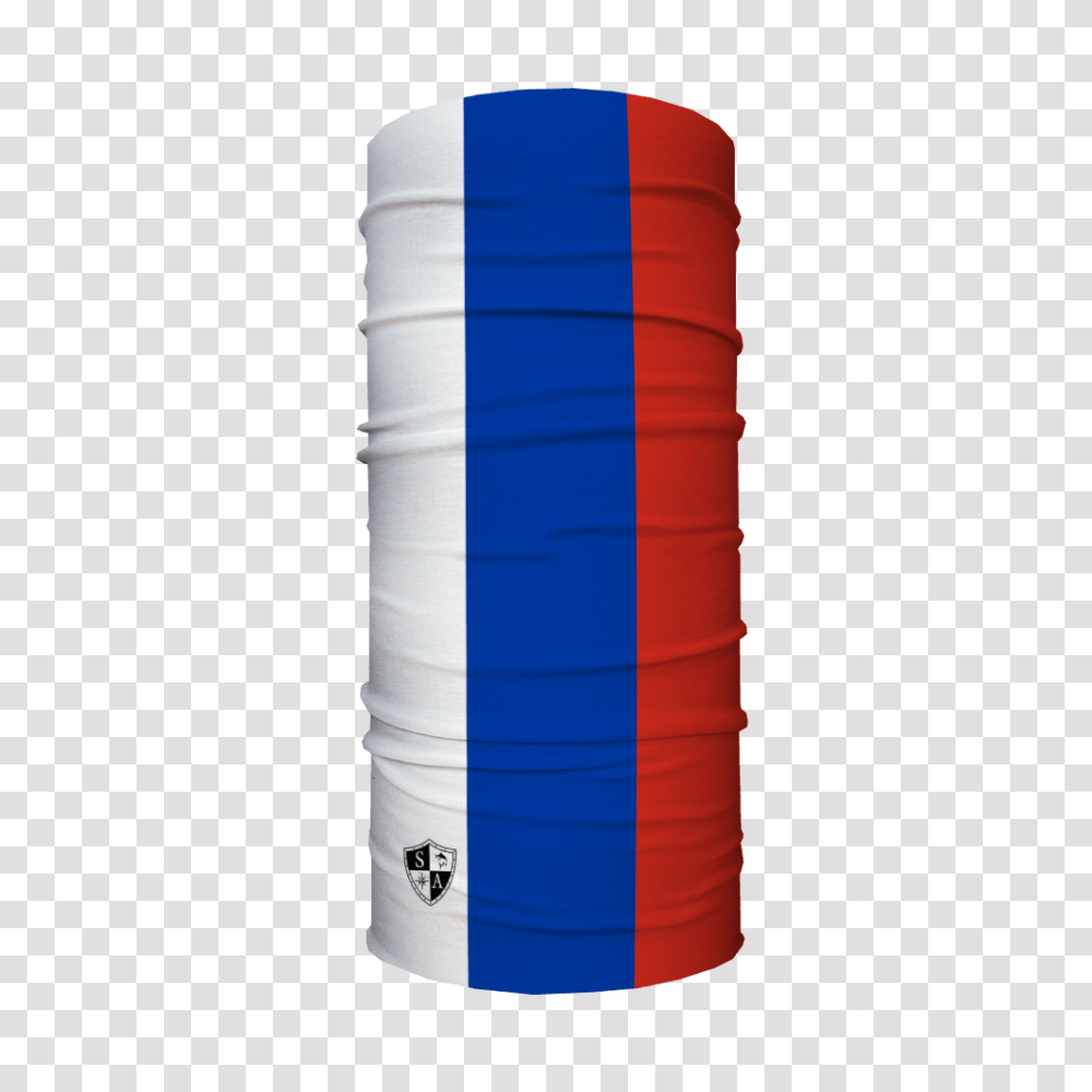 Russian Flag Face Shield Russia Red White Blue Neck Gaiter, Barrel, Keg, Glove Transparent Png