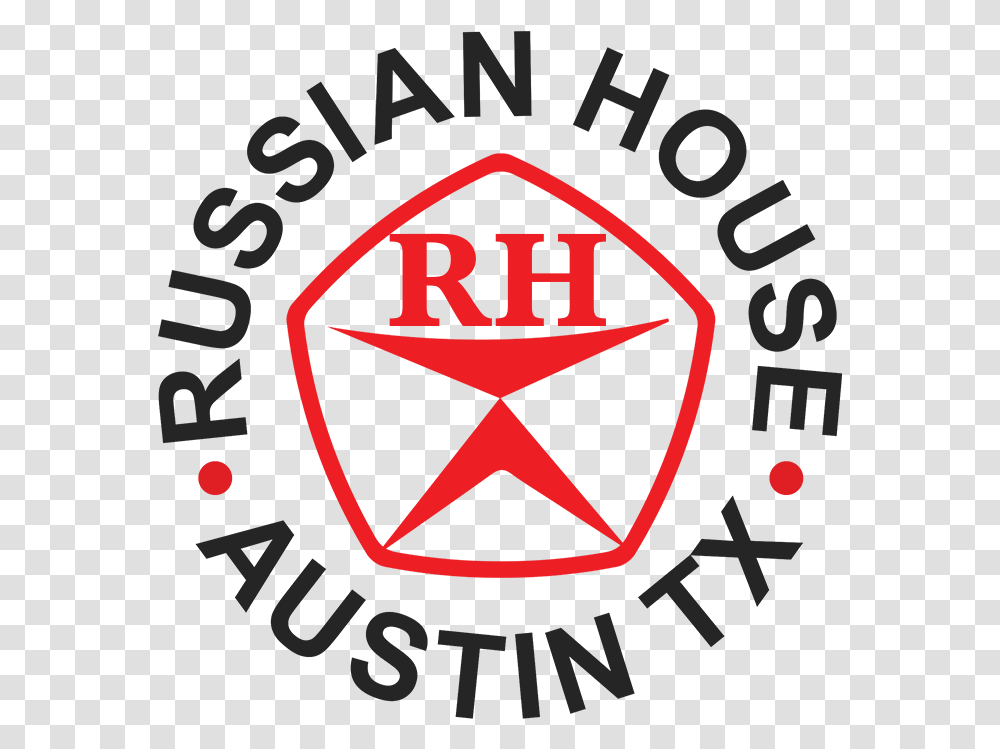 Russian House Of Austin Circle, Logo, Symbol, Trademark, Label Transparent Png