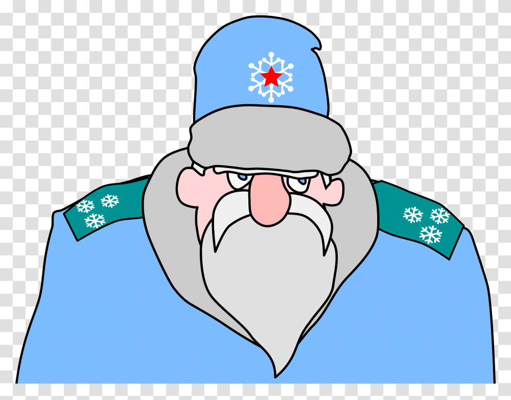 Russian Military Santa Claus Russian Male Clipart, Bird, Animal, Hat Transparent Png