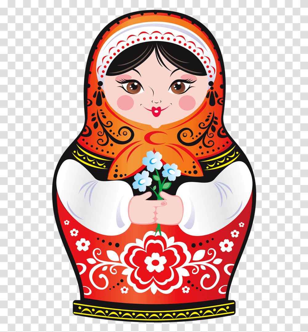 Russian Nesting Dolls Clipart Russian Nesting Doll Clipart, Face, Person, Pattern Transparent Png
