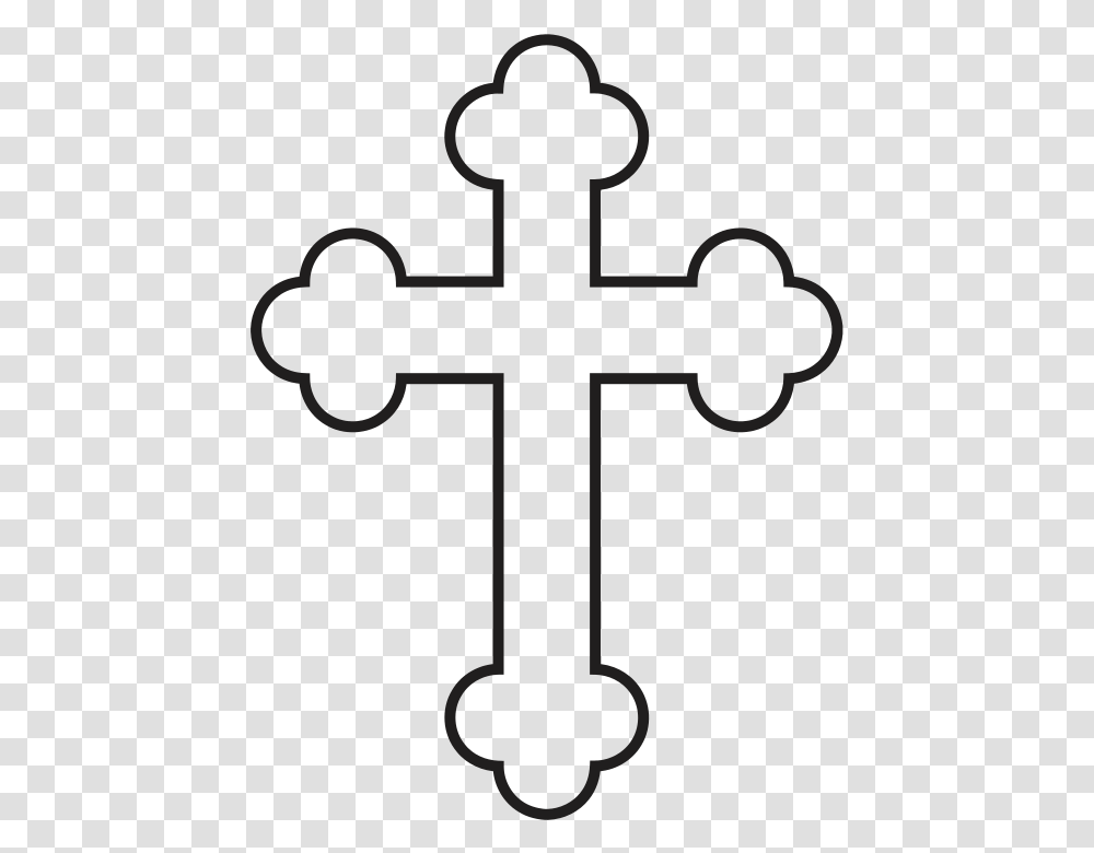 Russian Orthodox Cross Eastern Orthodox Church Christian Orthodox Cross Background, Crucifix Transparent Png