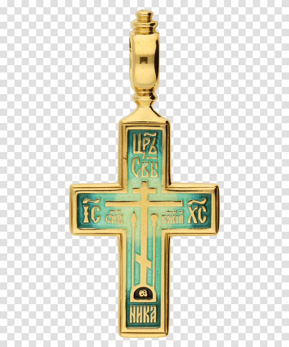Russian Orthodox Old Believers Silver Enameled Cross Cross, Crucifix Transparent Png