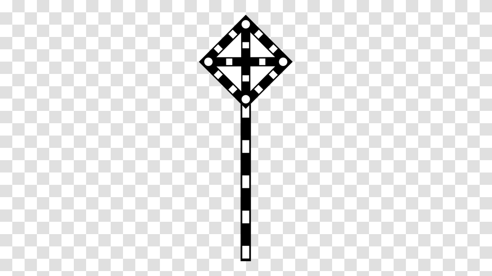 Russian Railway Sign Raise The Knife Lower Wings If You Have One, Cross, Crucifix Transparent Png