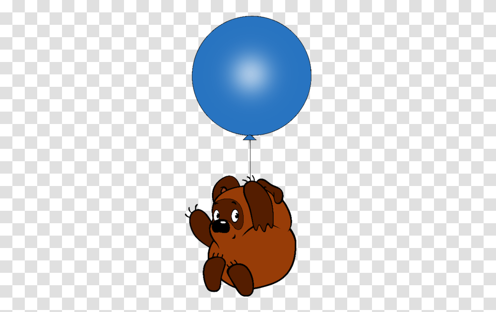 Russian Winnie Pooh Balloon Transparent Png