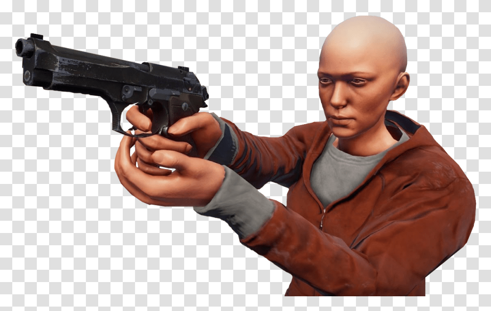 Rust, Handgun, Weapon, Weaponry, Person Transparent Png