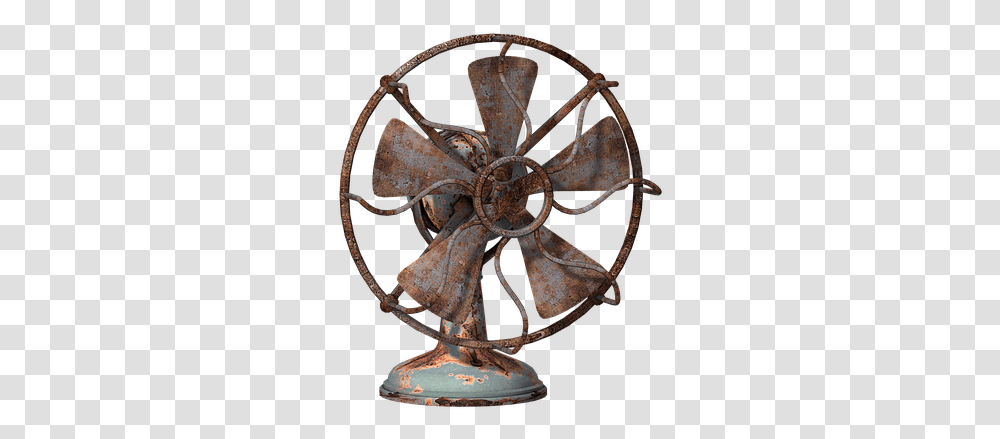 Rusted Object, Bronze, Electric Fan, Painting Transparent Png