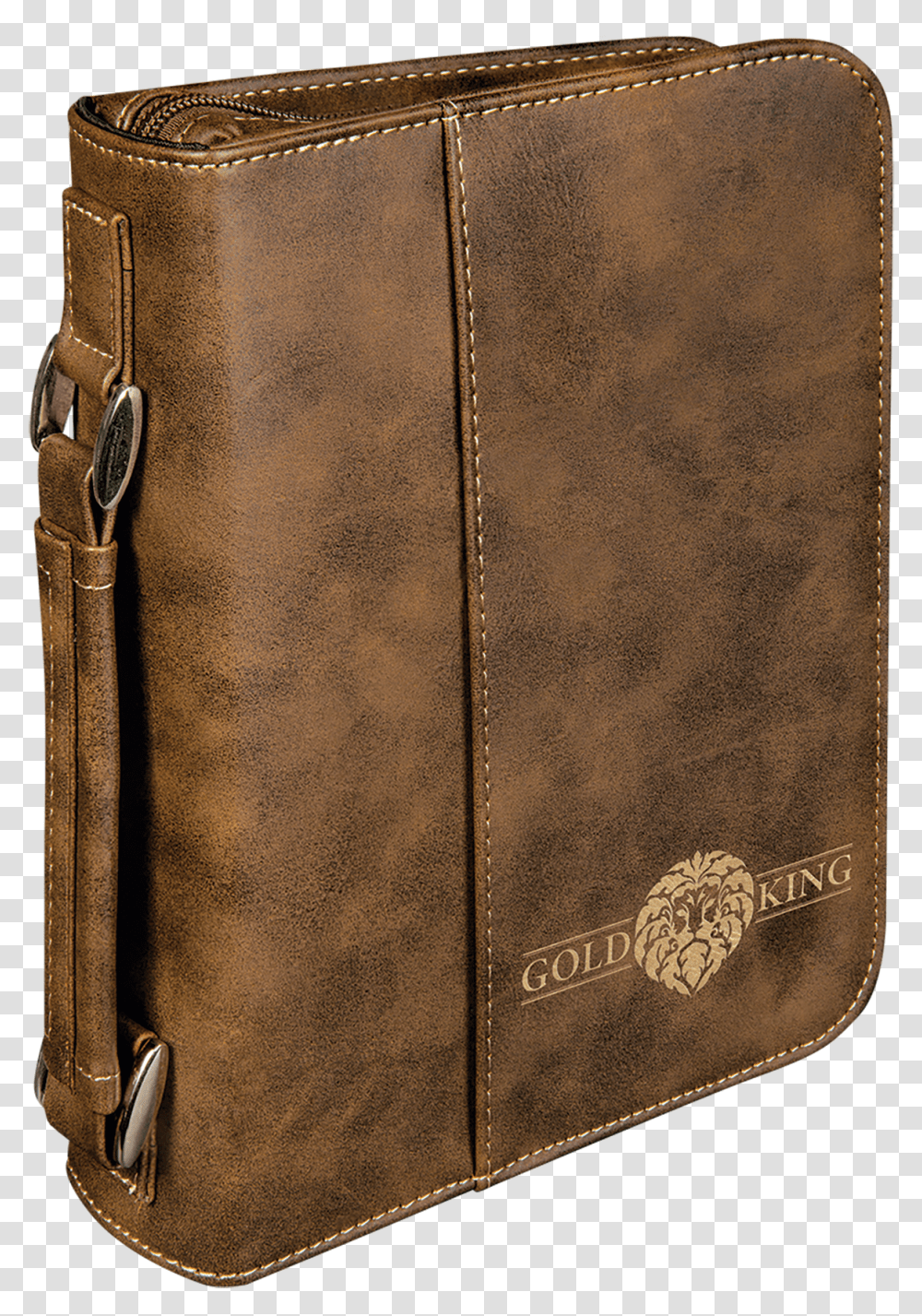Rustic Amp Gold Leatherette Bookbible Cover With Handle, Wallet, Accessories, Accessory, Briefcase Transparent Png