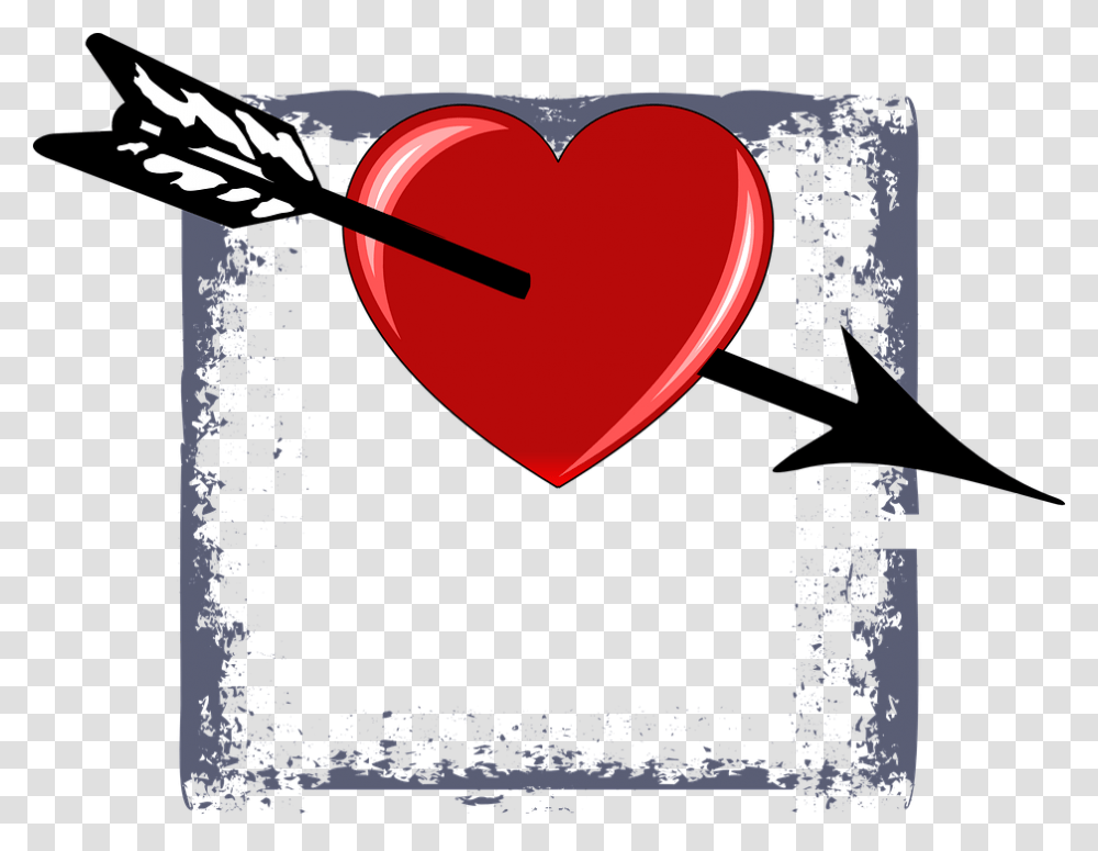 Rustic Arrow Cliparts Arrow San Valentin, Heart Transparent Png