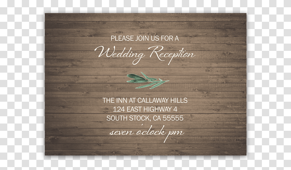 Rustic Barn Wood Wedding Reception Details Card Calligraphy, Paper, Handwriting, Business Card Transparent Png