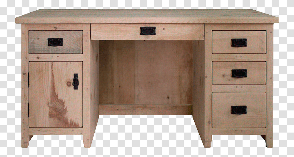 Rustic Computer Desk Desk, Furniture, Table, Drawer, Cabinet Transparent Png