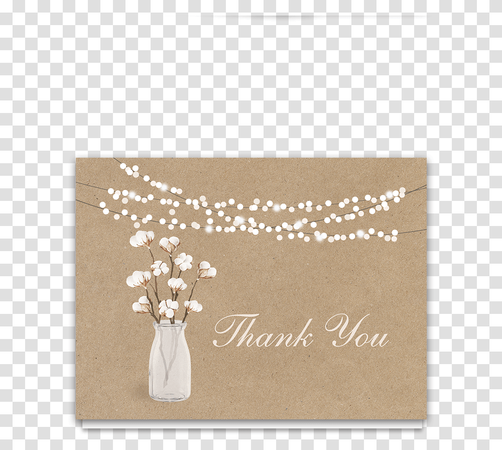 Rustic Cotton Theme Thank You Card Thank You, Envelope, Mail, Greeting Card, Rug Transparent Png