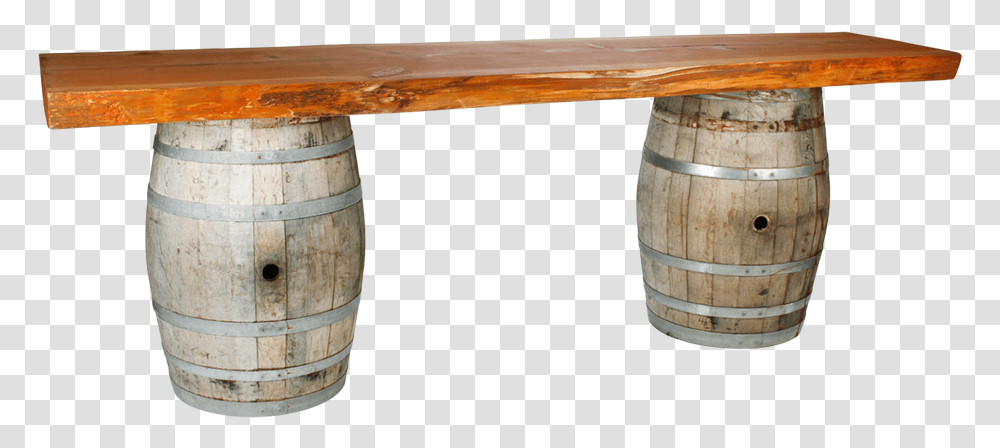 Rustic Redwood Bar Table Plank, Furniture, Barrel, Keg, Coffee Table Transparent Png