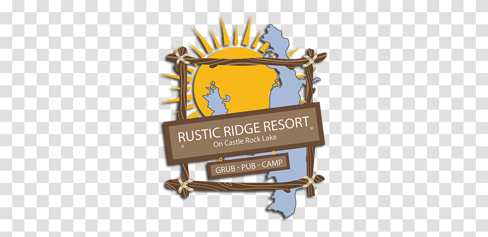 Rustic Ridge Resort Art, Text, Advertisement, Poster, Leisure Activities Transparent Png