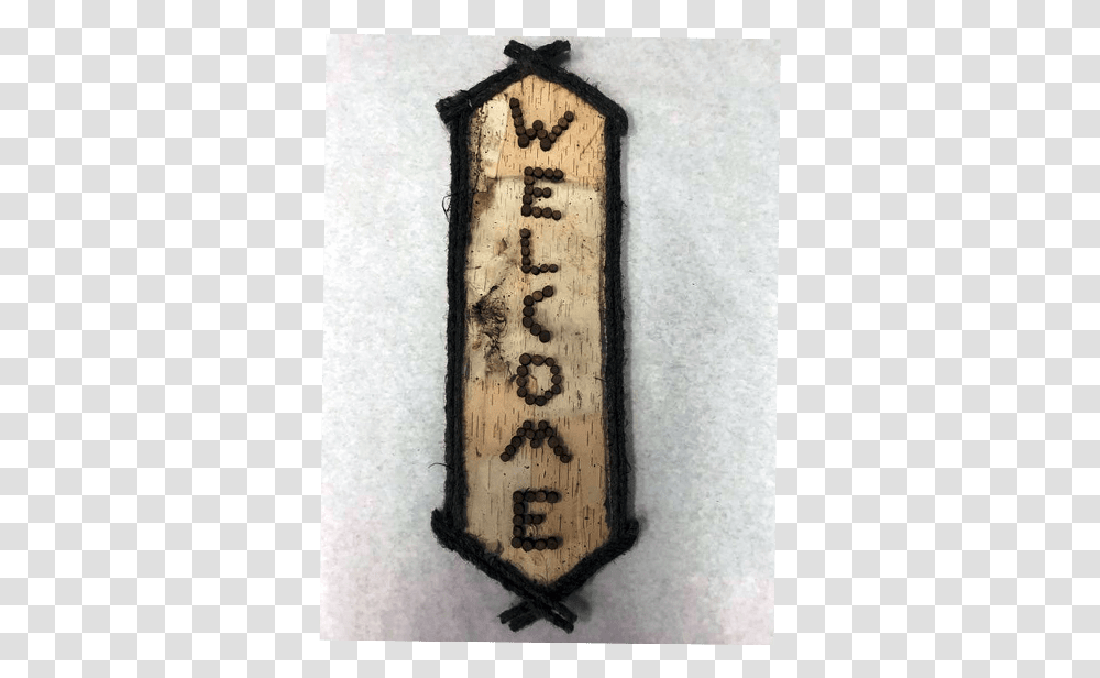 Rustic Twig Welcome Sign Cross Stitch, Cork, Clock Tower, Architecture Transparent Png