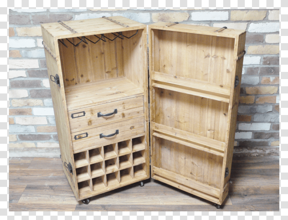 Rustic Wood, Box, Crate, Furniture Transparent Png