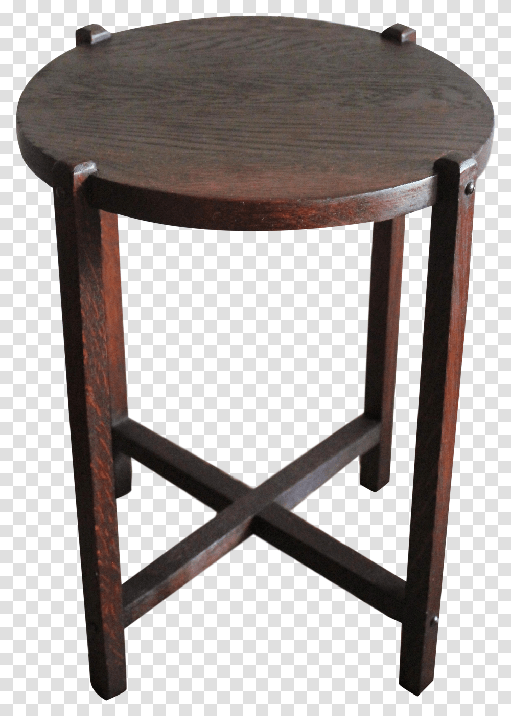 Rustic Wood Plant Stand End Table Transparent Png