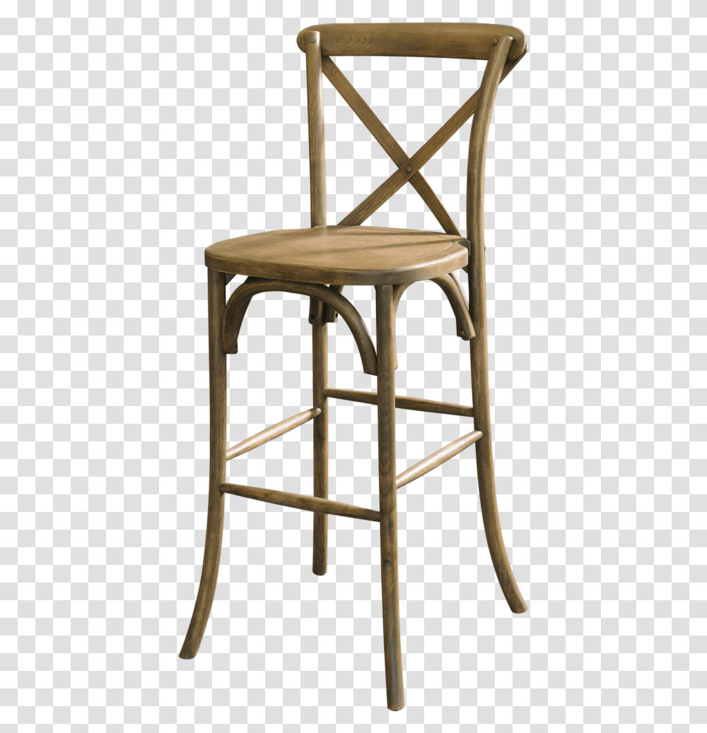 Rustic X Back Bar Stool, Chair, Furniture, Wood Transparent Png
