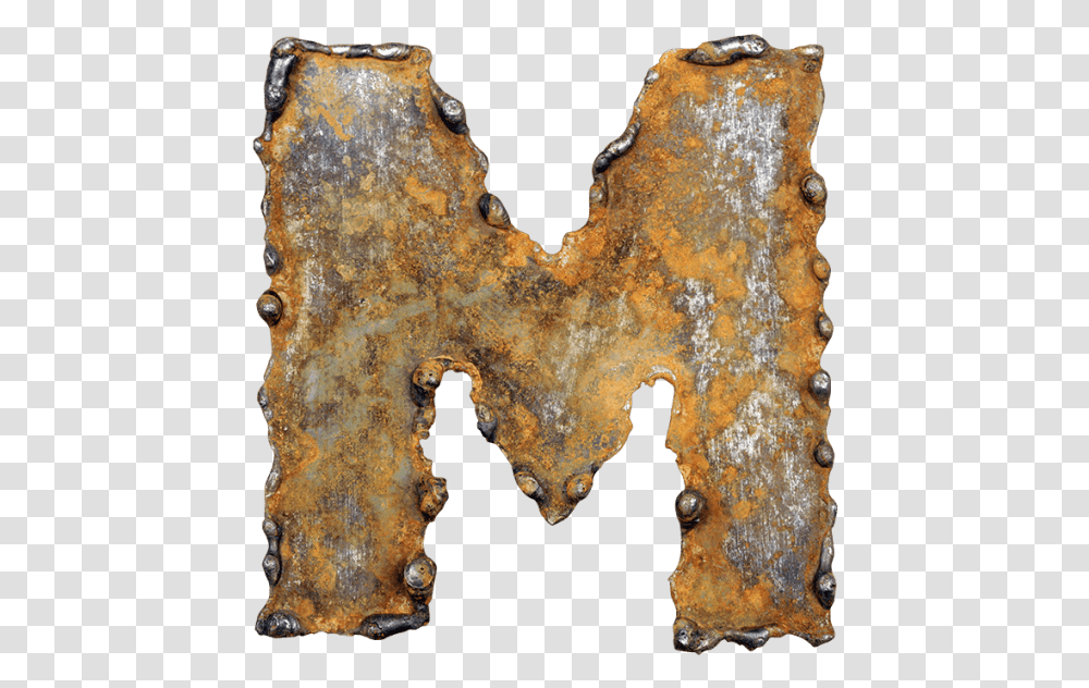 Rusty Metal Font Rusty Metal Letters, Painting, Arrowhead Transparent Png
