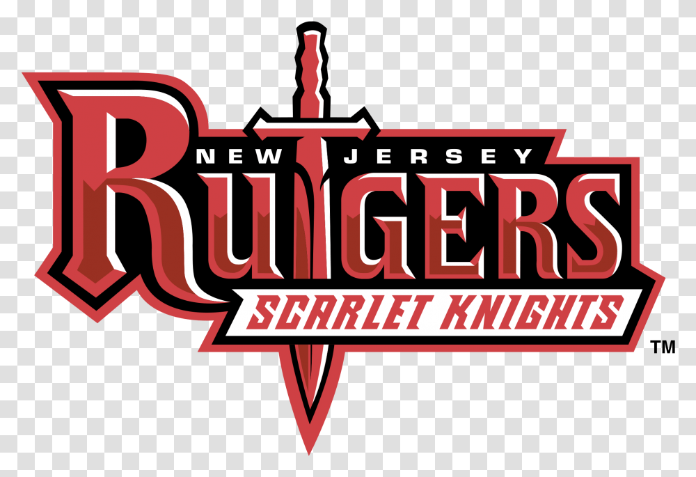 Rutgers Scarlet Knights Logo Mascot Rutgers University Logo, Word, Alphabet, Number Transparent Png