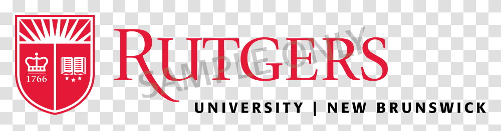Rutgers University New Brunswick Signature With Shield Rutgers University New Brunswick Logo, Number, Word Transparent Png