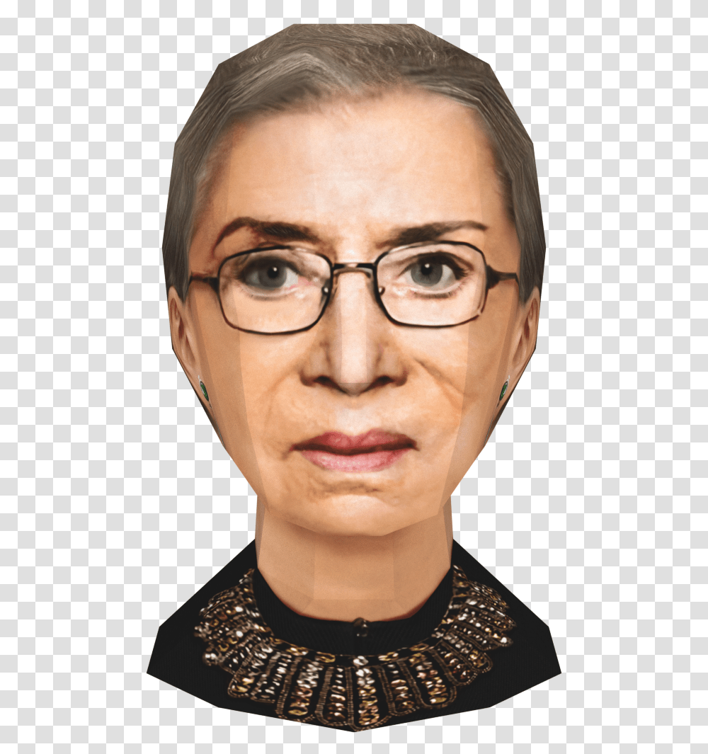 Ruth Ginsburg Bust, Glasses, Accessories, Accessory, Person Transparent Png