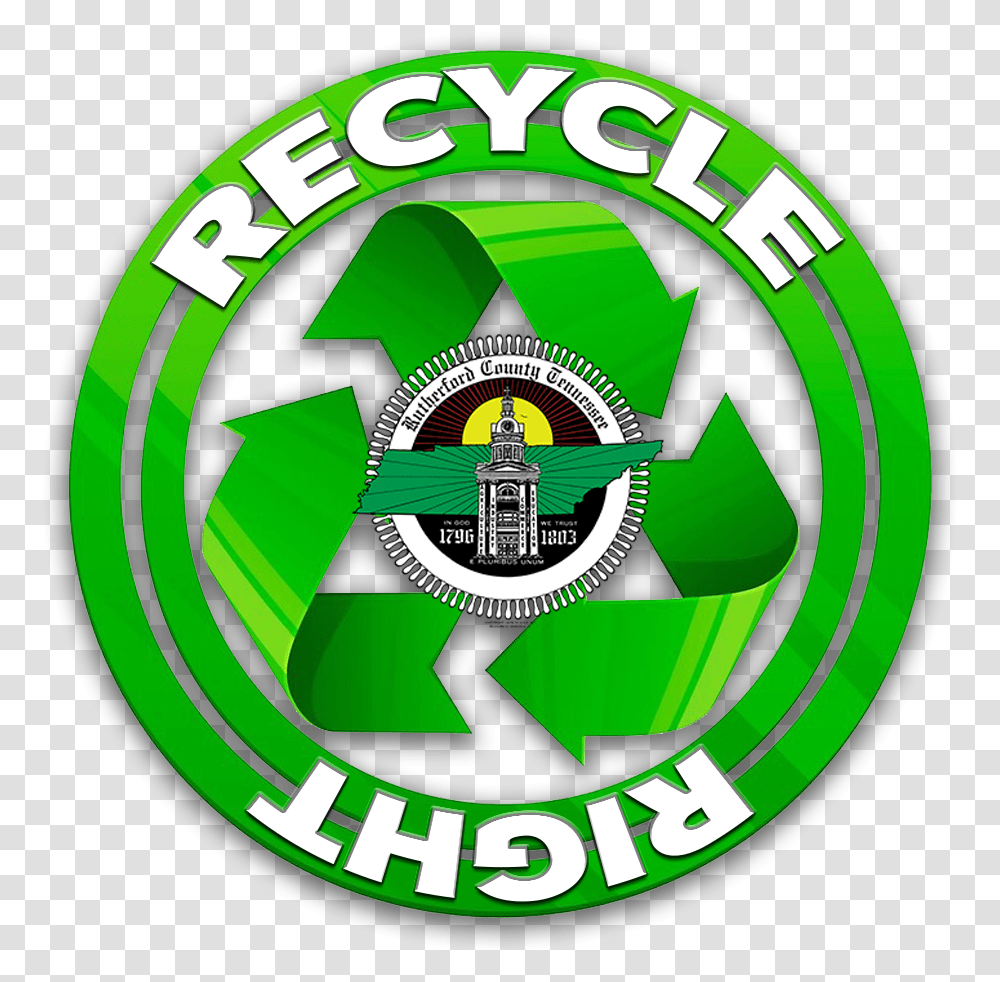 Rutherford County Tennessee, Logo, Trademark, Recycling Symbol Transparent Png
