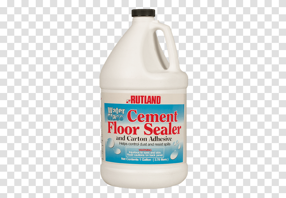 Rutland Water Glass Cement Floor Sealer Bottle, Milk, Beverage, Drink, Food Transparent Png