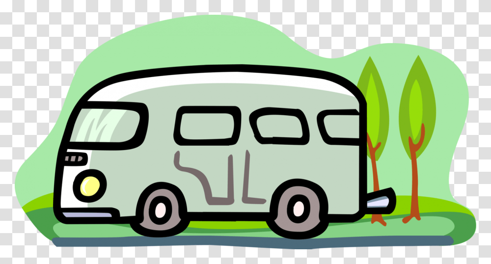 Rv Svg Cartoon Campervan, Vehicle, Transportation, Caravan, Ambulance Transparent Png