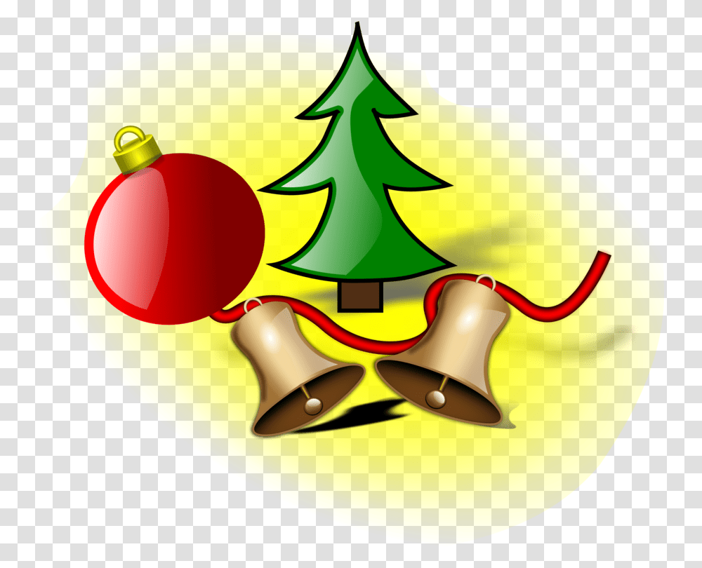 Rvore De Natal Sinos Bola De Natal Plain Christmas Tree Clipart, Musical Instrument, Brass Section, Horn, Plant Transparent Png