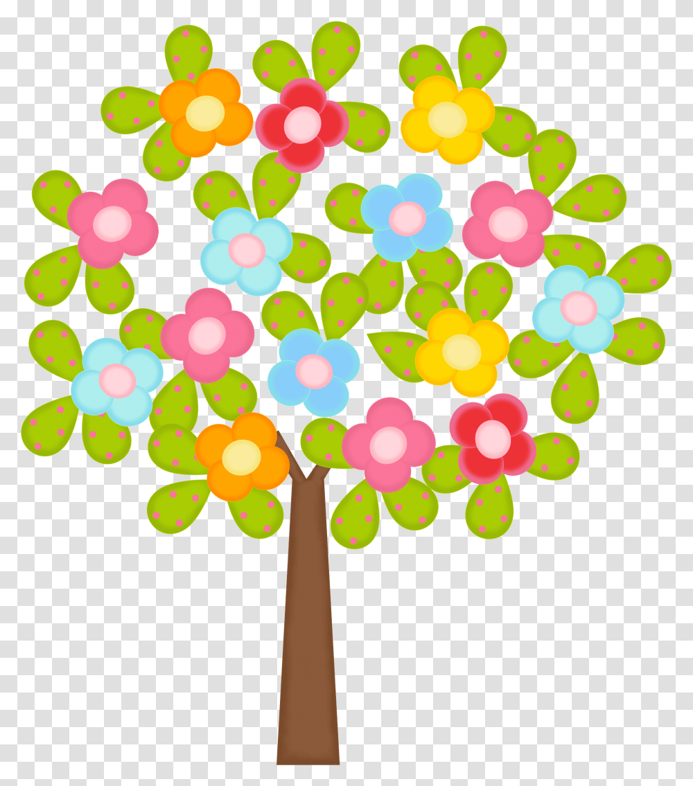 Rvore Flor Tree Flowers Clipart, Balloon, Floral Design, Pattern Transparent Png